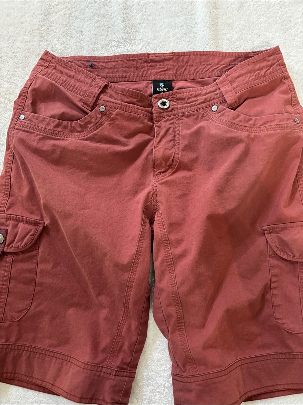 Kuhl Women’s Brick Red Cargo Shorts